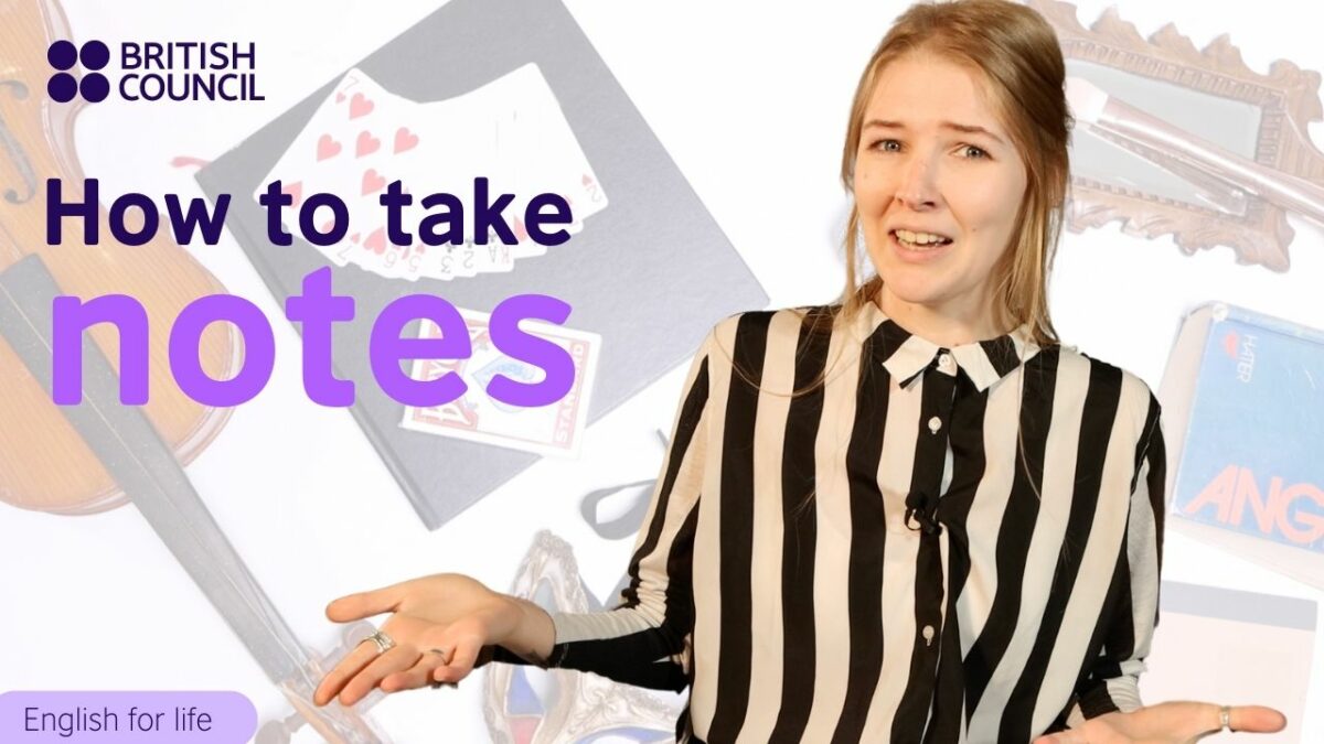 4. How to take notes