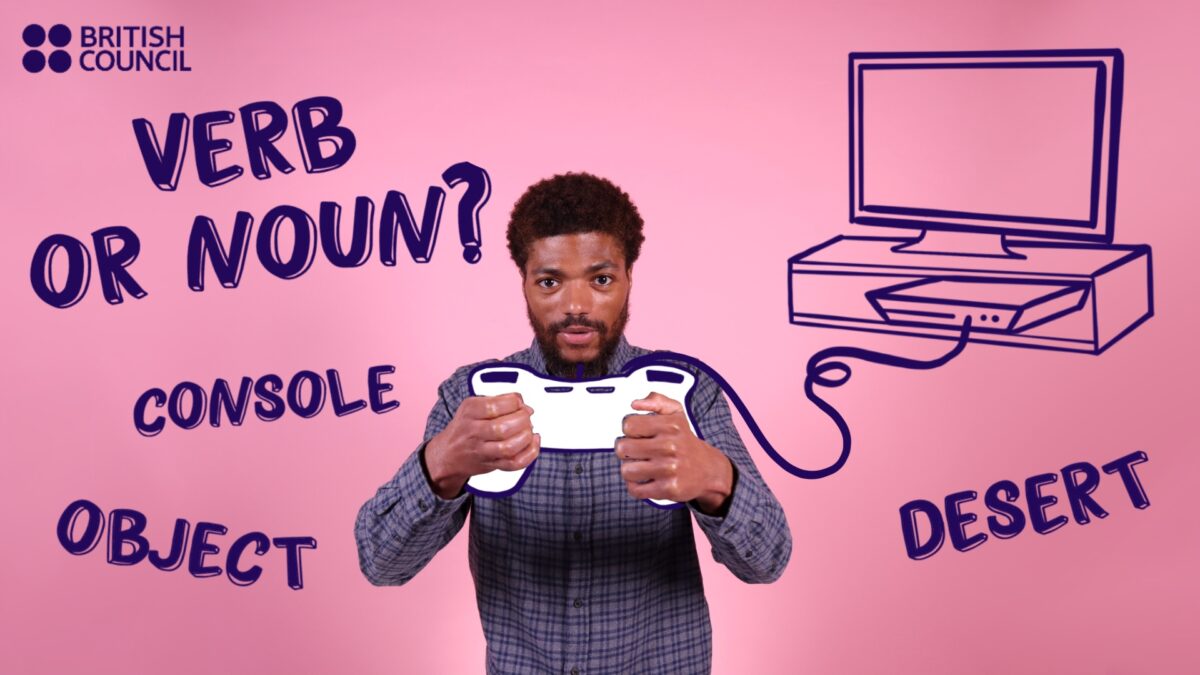 where to put the stress on words